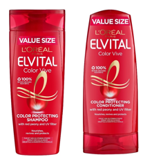 L'Oréal - Elvital Color Vive Color Protecting Shampoo 500 ml + Conditioner 400ml