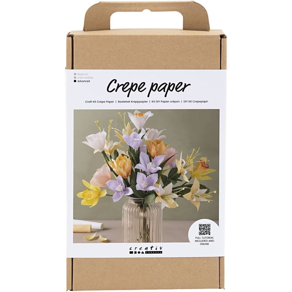 DIY Kit - Crepe paper, 1 set (977534) - Leker