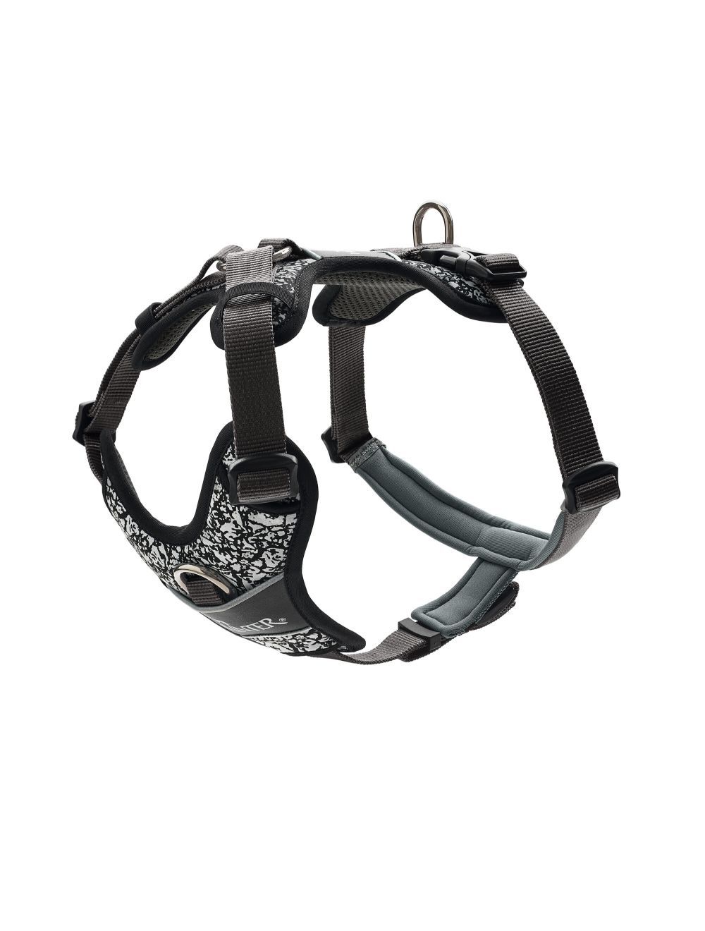 Hunter - Harness Divo Reflect S, black/grey - (68959) - Kjæledyr og utstyr