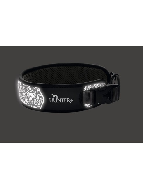 Hunter - Collar Divo Reflect S, black/grey - (68964)