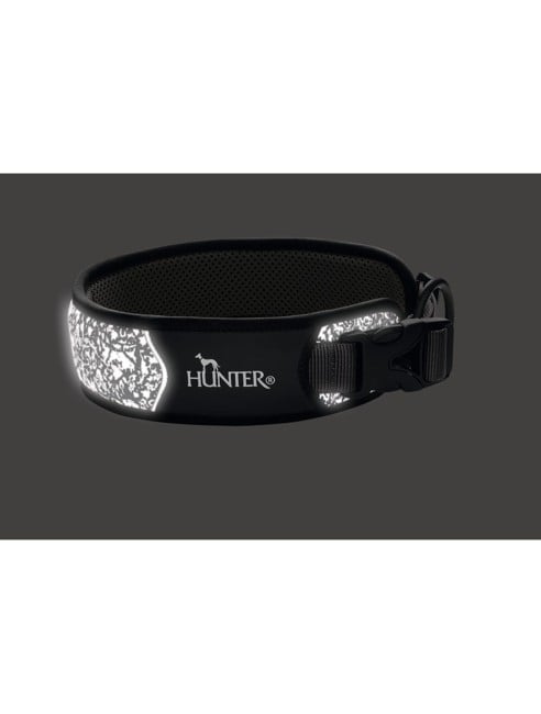Hunter - Collar Divo Reflect XL, black/grey - (68967)