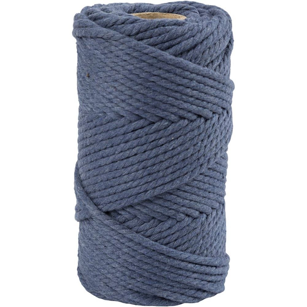 Craft Kit - Macramé rope - Blue (977564) - Leker