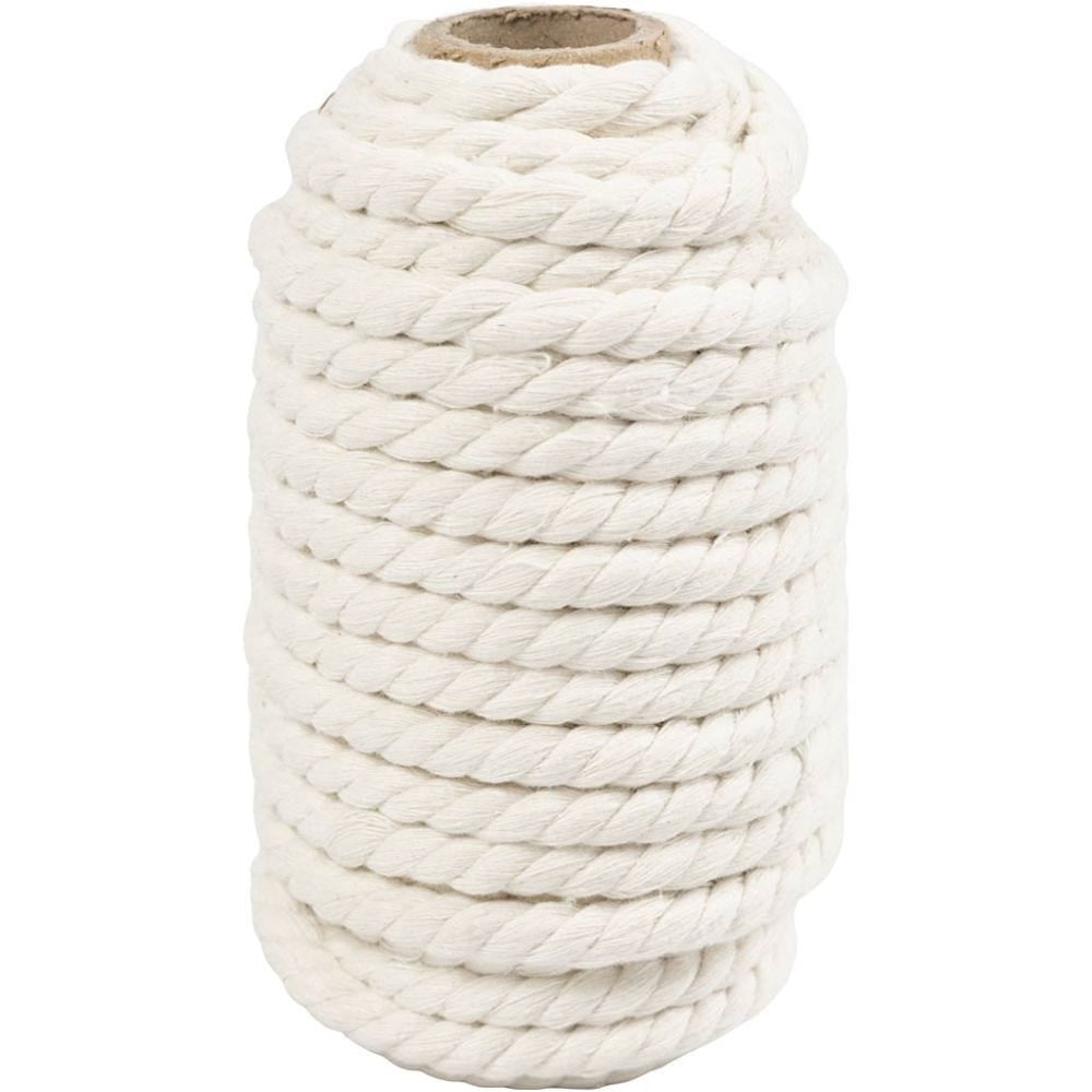 Craft Kit - Macramé rope - Off-white (977565) - Leker