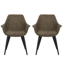 House Of Sander - Set of 2 Signe Chairs - Olive (25612)
