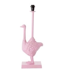Rice - Metal Table Lamp in Ostrich shape Pink