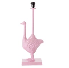 Rice - Metal Table Lamp in Ostrich shape Pink