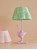 Rice - Metal Table Lamp in Ostrich shape Pink thumbnail-2