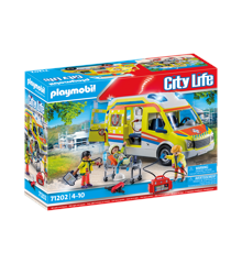 Playmobil - Ambulans med ljus och ljud (71202)