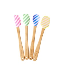Rice- Silicone Scrapers Set  In Assorted Color and Printed Stripe