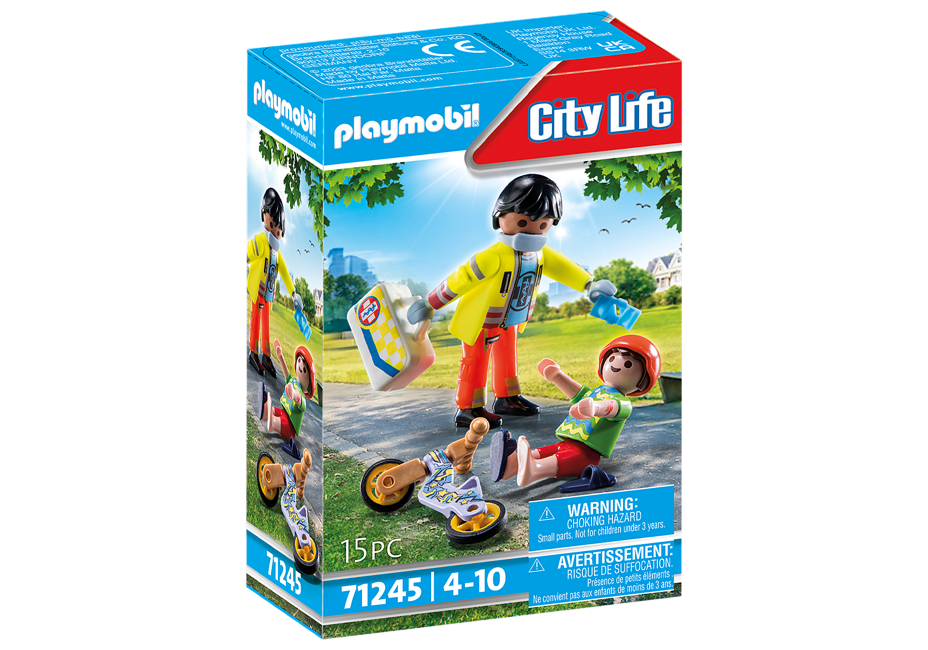 Playmobil - Paramedic with patient (71245)