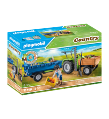 Playmobil - Traktor med anhænger (71249)