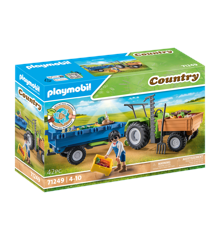 Playmobil - Harvester Tractor with Trailer (71249)