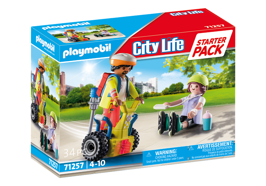 Playmobil - Starter Pack – redning med Balance-Racer (71257)