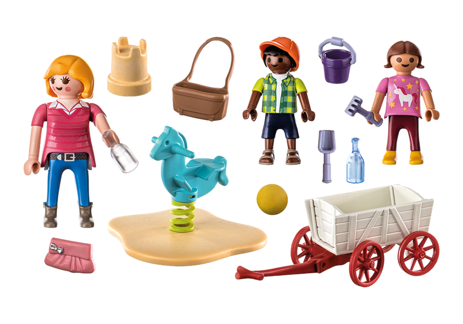 Playmobil - Starter Pack Educator with handcart (71258)