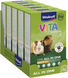 Vitakraft - 5 x Marsvinfoder - Vita Special Adult Marsvin  600gr