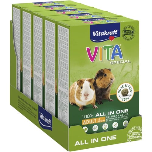 Vitakraft - 5 x Vita Special Adult Guinea pigs 600gr
