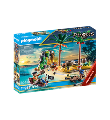 Playmobil - Pirate Treasure Island with Rowboat (70962)