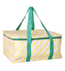 Rice - Cooler Bag Yellow and Lavender Striped