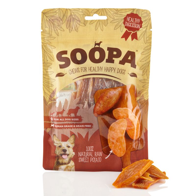 SOOPA - Sweet Potato Chews 100g - (SO920012) - Kjæledyr og utstyr