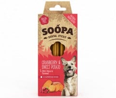 SOOPA - BLAND 3 FOR 108 - Dental Sticks Cranberry & Sweet Potato 100g