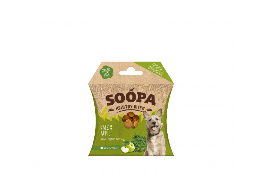 SOOPA - BLAND 4 for 119 -Healthy Bites Kale & Apple 50g