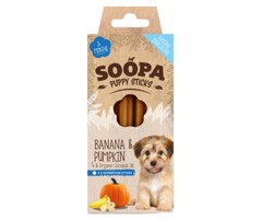 SOOPA - BLAND 3 FOR 108 - Puppy Sticks Banana & Pumpkin 100g