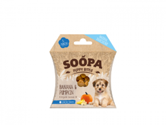 SOOPA - BLAND 4 for 119 -Puppy Bites Banana & Pumpkin 50g