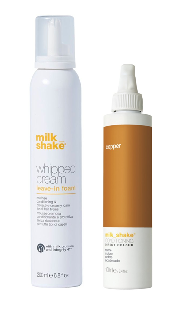 milk_shake - Whipped Cream 200 ml + milk_shake - Direct Color 100 ml - Copper