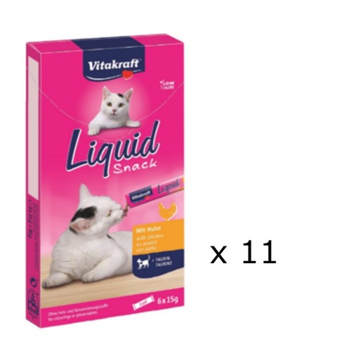 Køb - Cat Liquid-Snack kylling + Taurin x stk
