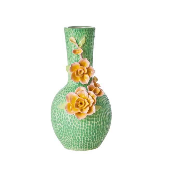 Rice - Keramisk Lille Vase Grøn