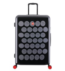 LEGO - ColourBox Brick Dots Kuffert / Trolley 28'' - Sort / Grå