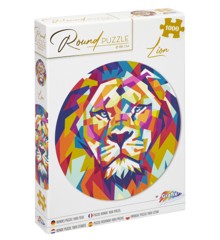 Grafix - Rundes Puzzle 1000 Teile - Löwe