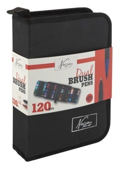 Nassau - Double markers 120 pcs in Nylon Wallet - (K-AR0132/GEA)