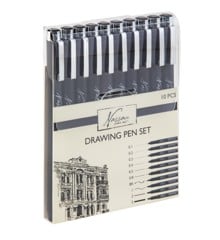 Nassau - Drawing Pen Set Fineliners 10pcs - (K-AR0819/GE)