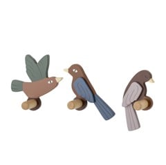 Bloomingville MINI - Set of 3 - Lewi Bird Hooks (82054427)