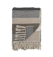 Bloomingville - Isnel Throw - Brown Recycled Cotton (82054468)
