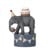 Bloomingville MINI - Elephant Flor Candlestick - Grey (82054474) thumbnail-1