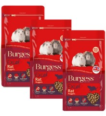Burgess - Rottefoder Rat Nuggets - 3 x 1,5 kg