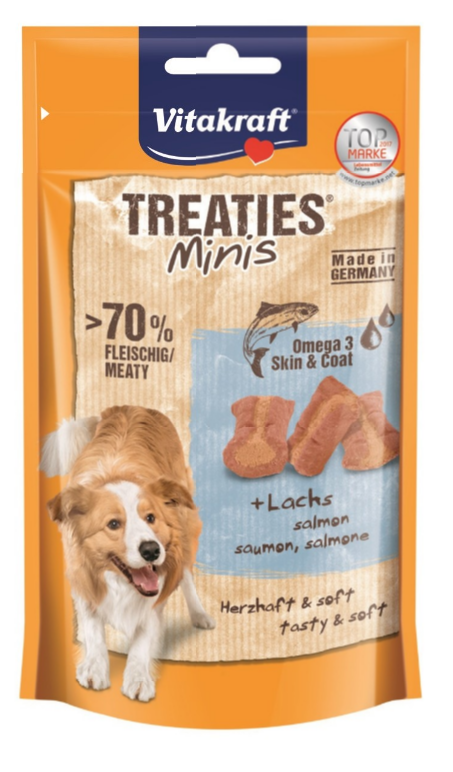 Vitakraft - Treaties® Minis + Laks & Omega 3 48gr