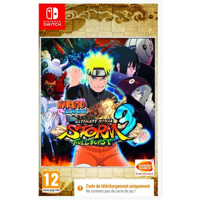 Naruto Ultimate Ninja Storm 3 Full Burst (Code in a Box) (GB) - Videospill og konsoller