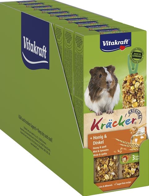 Vitakraft - 10 x Kräcker Honey-Spelt Guinea pig - (bundle) - Kjæledyr og utstyr