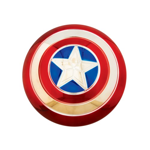 Rubies - Captain America Electroplated Metallic 12" Shield (34947)