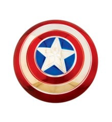 Rubiner - Captain America Galvaniseret Metallisk Skjold (30 cm)