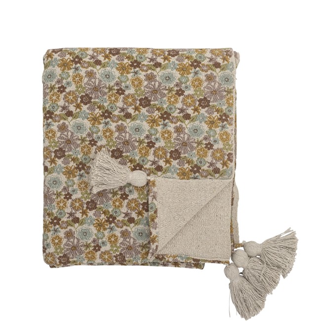 Bloomingville - Amilly Throw, Brown, Recycled Cotton (82058140)