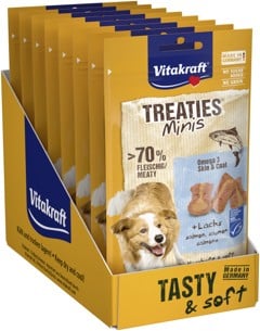 Vitakraft - 8 x Treaties® Minis + Laks & Omega 3  48gr