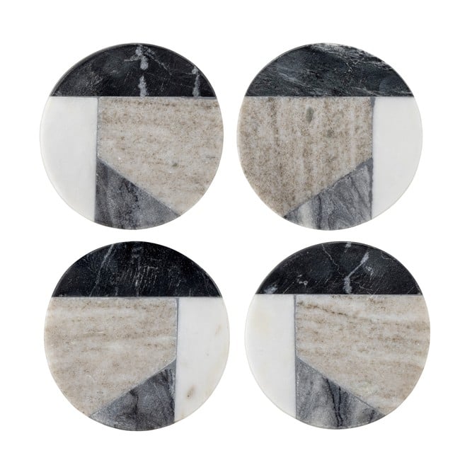 Creative Collection - Izabella Coaster, Grey, Marble (82059498)