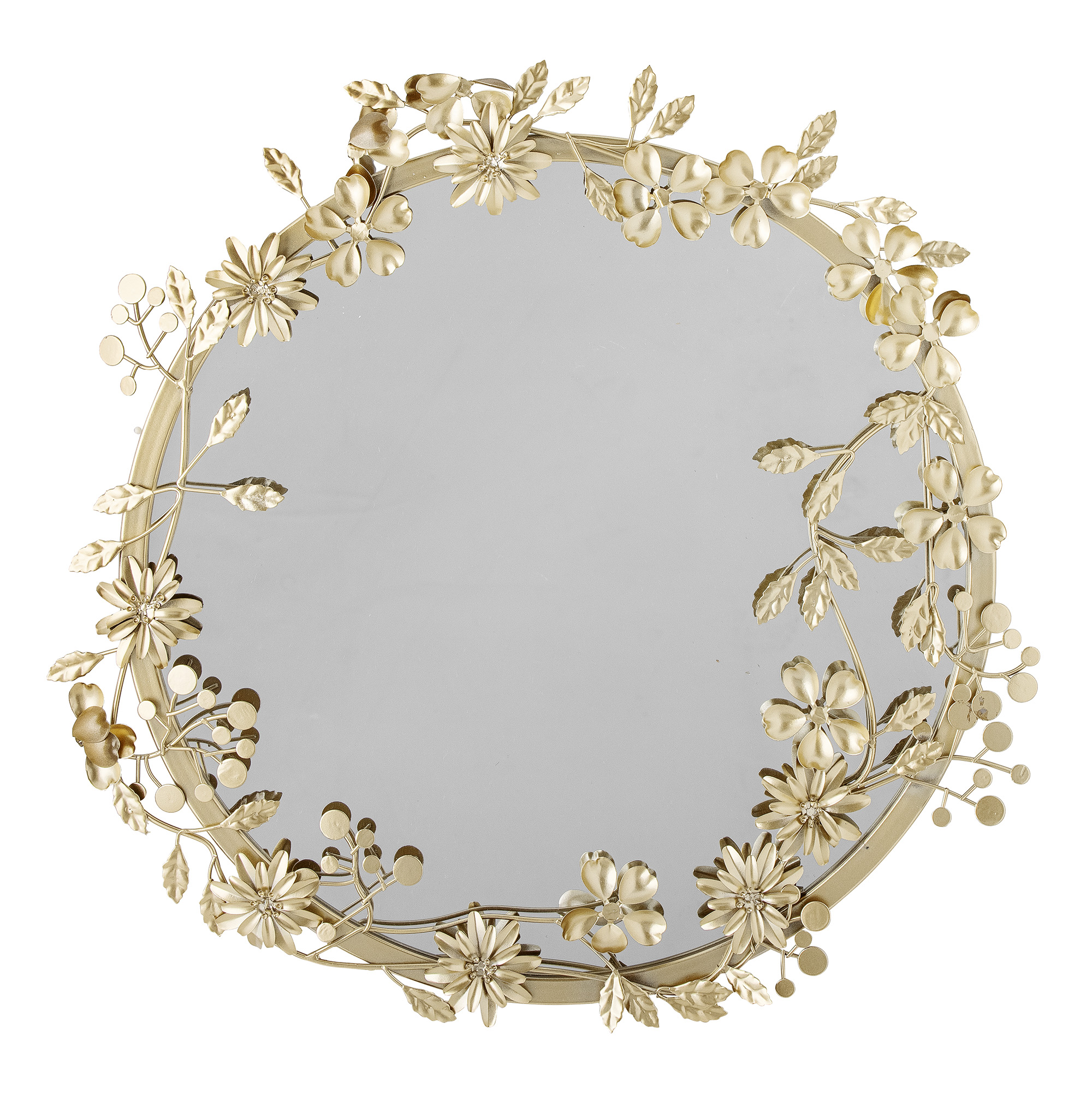 Creative Collection - Jenne Wall Mirror, Brass, Metal (82059661) - Hjemme og kjøkken