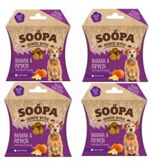 SOOPA - Senior Bites Banana & Pumpkin 50g x 4