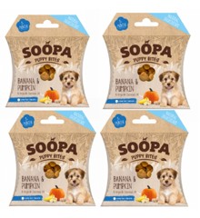 SOOPA - Puppy Bites Banana & Pumpkin 50g x 4 - (SO920821)