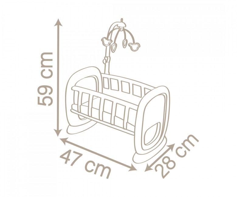 Smoby - Baby Nurse - Baby's Cot (7600220372)